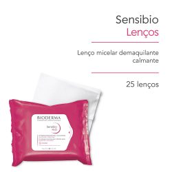 Lenço Micelar Dermatológico Sensibio H2o 25 Unidades