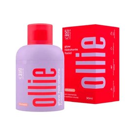 HIDRATANTE FACIAL OLLIE GLOW DOURADO FPS50 30ML