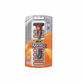 PACK APARELHO DE BARBEAR BIC COMFORT 3 HYBRID + 6 LAMINAS