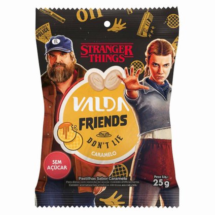 PASTILHAS VALDA STRANGER THINGS CARAMELO 25G