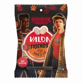 PASTILHAS VALDA STRANGER THINGS MORANGO E LARANJA 25G