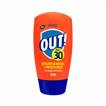 REPELENTE DE INSETOS VIVAZ OUT LOÇÃO FPS30 120G