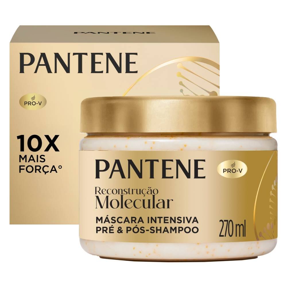 Máscara De Tratamento Capilar Pantene Molecular Bond Repair 270ml