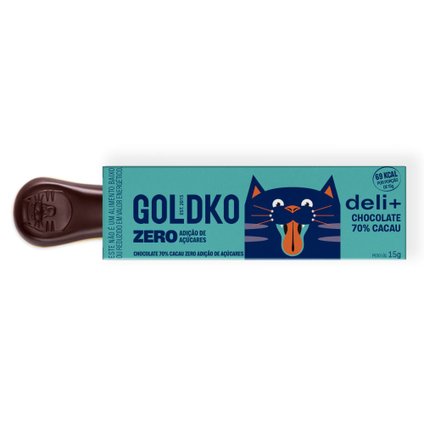 CHOCOLATE DELI DELI ZERO AÇUCAR 70%CACAU 15G