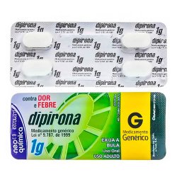 Dipirona Monoidratada 1g 4 Comprimidos Neo Química Genérico