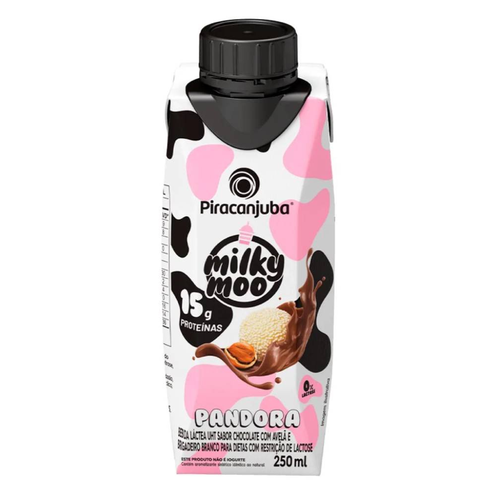 Bebida Láctea Piracanjuba Milky Moo Pandora 15g 250ml