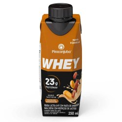 Bebida Láctea Piracanjuba Whey Pasta De Amendoim 23g 250ml