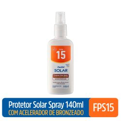 Protetor Solar Spray Panvel Solar Fps15 140ml