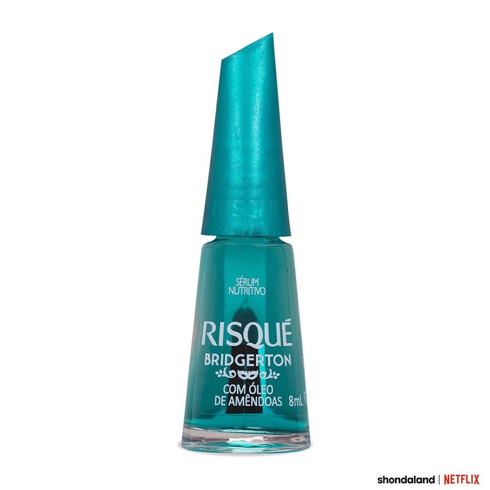 Sérum Nutritivo De Unhas Risqué Bridgerton Óleo De Amêndoas 8ml