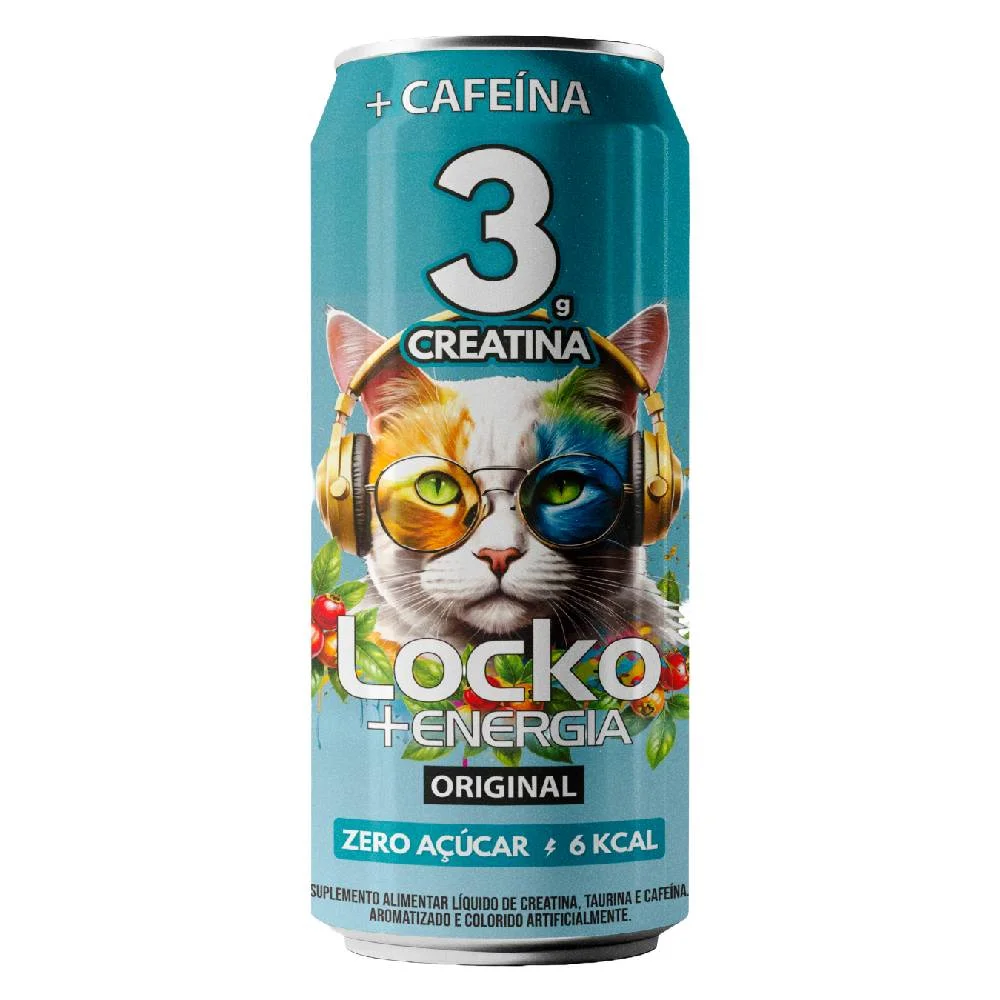 Energético Power Drink Locko Original Lata 473ml