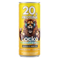 Energético Locko Protein Manga E Abacaxi Lata 350ml
