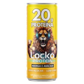 ENERGÉTICO LOCKO PROTEIN MANGA E ABACAXI LATA 350ML