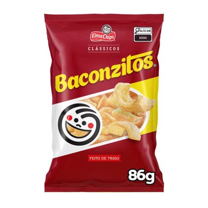 SALGADINHO ELMA CHIPS BACONZITOS 86G