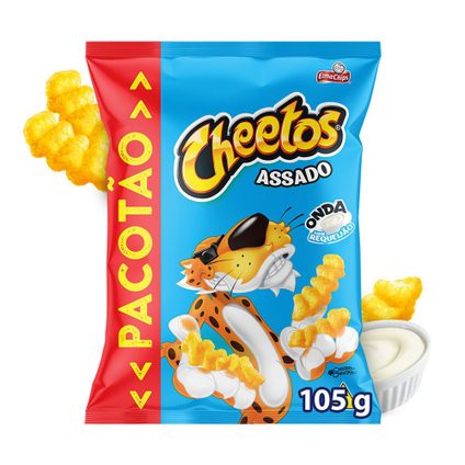 SALGADINHO ELMA CHIPS CHEETOS ONDA REQUEIJÃO 105G
