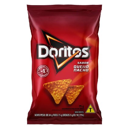 SALGADINHO ELMA CHIPS DORITOS QUEIJO NACHO 75G