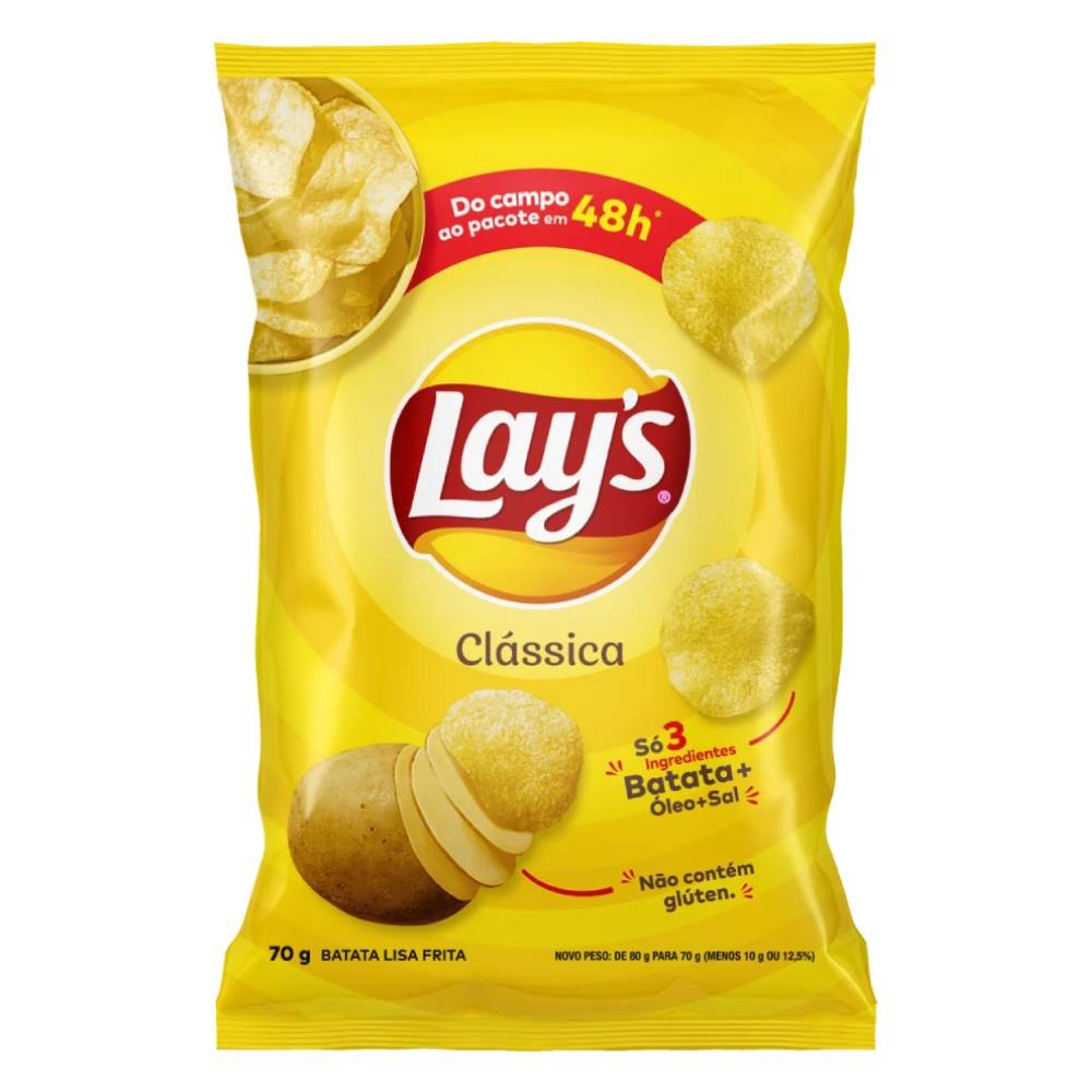 Salgadinho Elma Chips Lays Clássica 70g