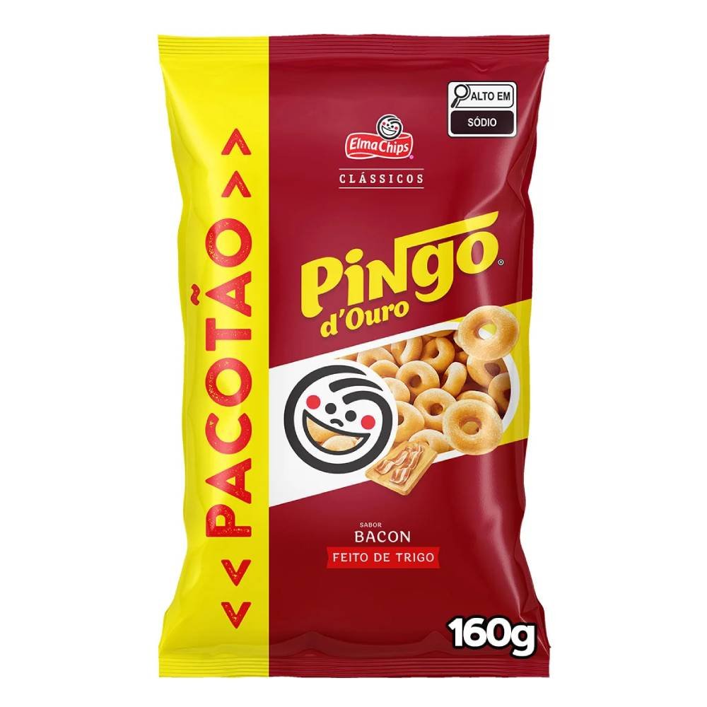 Salgadinho Elma Chips Pingo Douro Bacon 160g