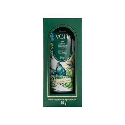 CREME DESODORANTE HIDRATANTE PARA MÃOS ÁGUA DE COCO PANVEL VERT 50G