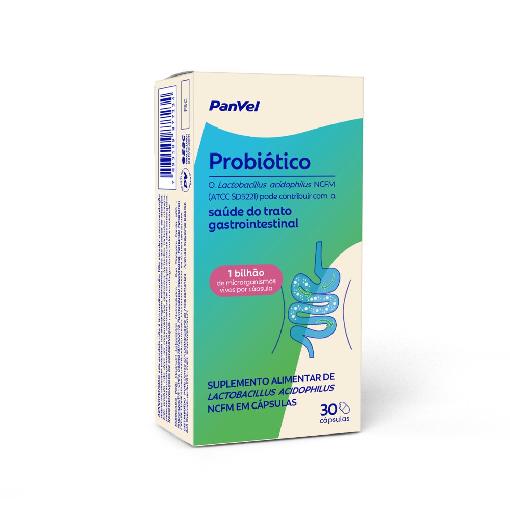 Probiótico Panvel 12 Cápsulas