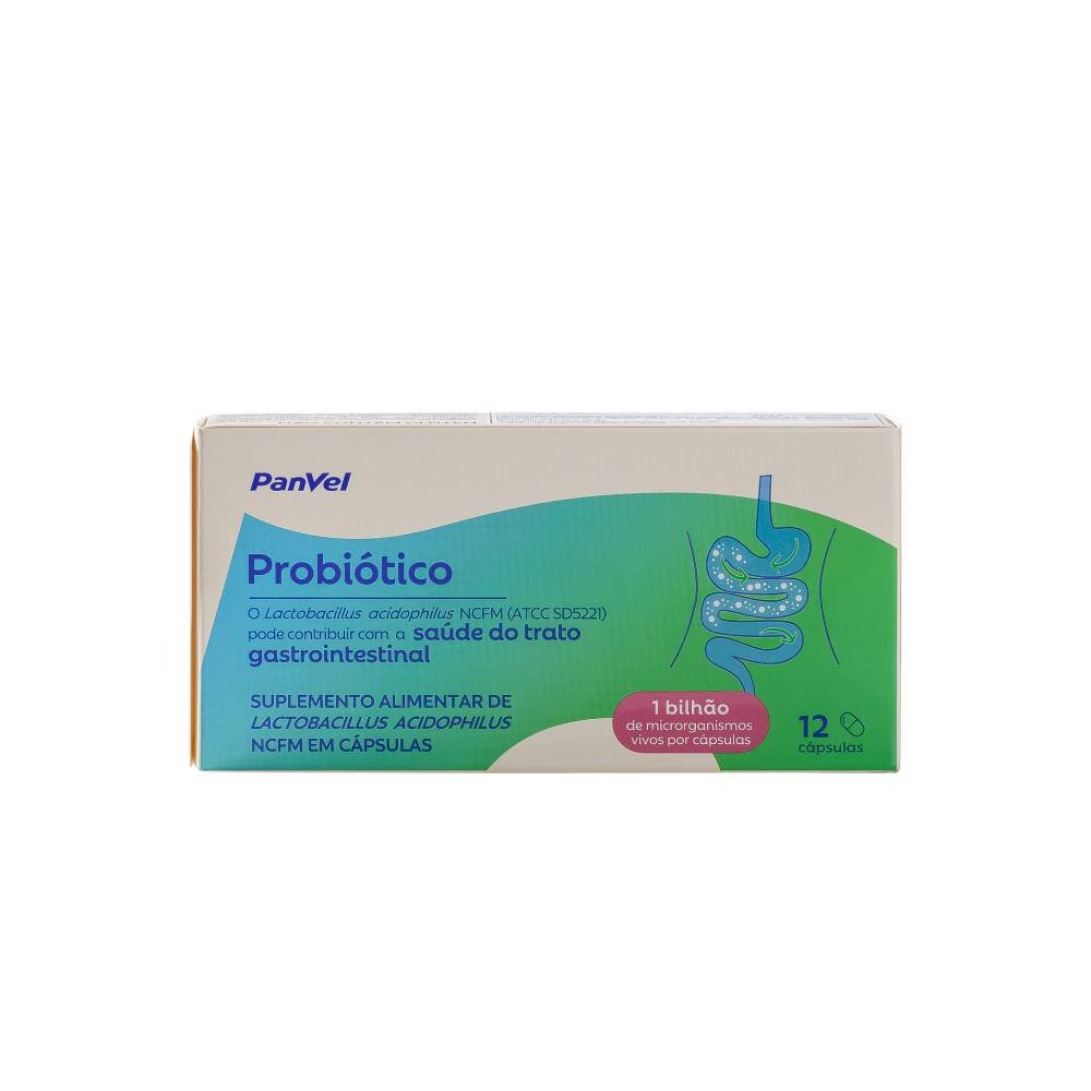 Probiótico Panvel 12 Cápsulas
