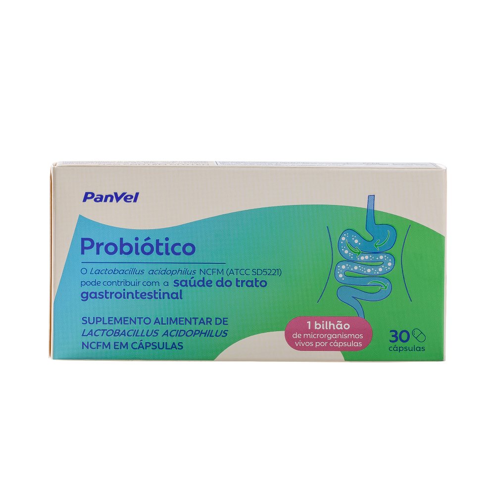 Probiótico Panvel 30 Cápsulas