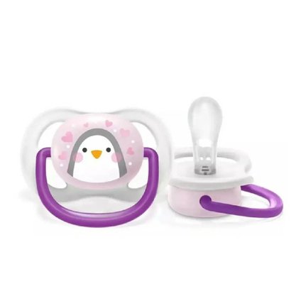 CHUPETA AVENT ULTRA AIR 0 A 6 MESES ROSA E ROXO 1 UNIDADE