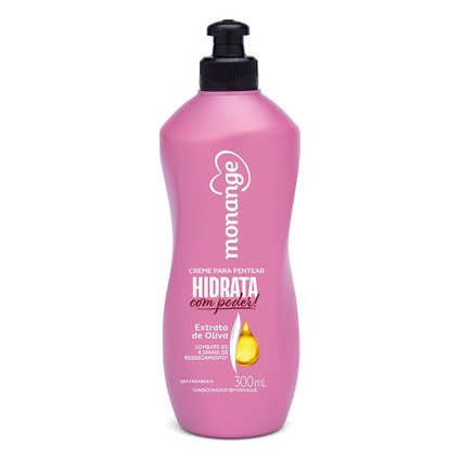 CREME PARA PENTEAR MONANGE HIDRATA COM PODER 300ML