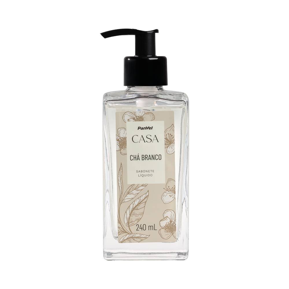 Sabonete Liquido Panvel Casa Cha Branco 240ml