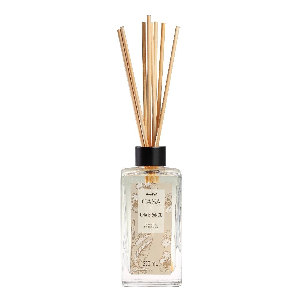 Difusor De Aromas Casa Cha Branco 250ml Panvel
