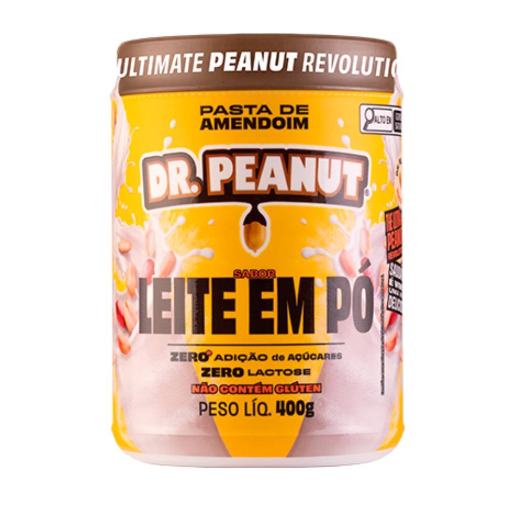 Pasta De Amendoim Dr. Peanut Leite Em Pó 400g