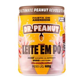 PASTA DE AMENDOIM DR. PEANUT LEITE EM PÓ 400G