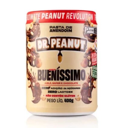 PASTA DE AMENDOIM DR. PEANUT BUENÍSSIMO 400G