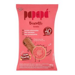 Biscoito Infantil Papapá Goiaba 60g