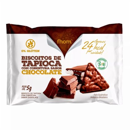 BISCOITO FHOM TAPIOCA CHOCOLATE 5G