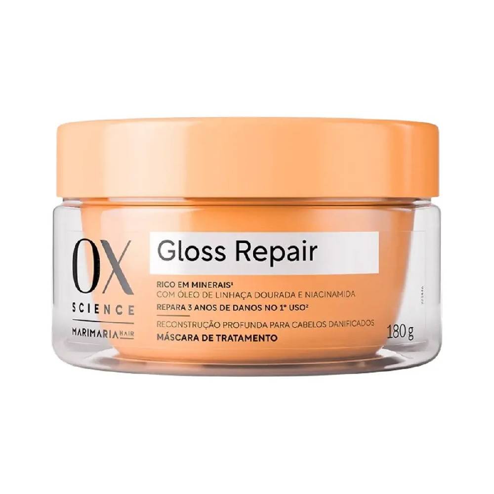 Máscara De Tratamento Ox Mari Maria Science Gloss Repair 180g