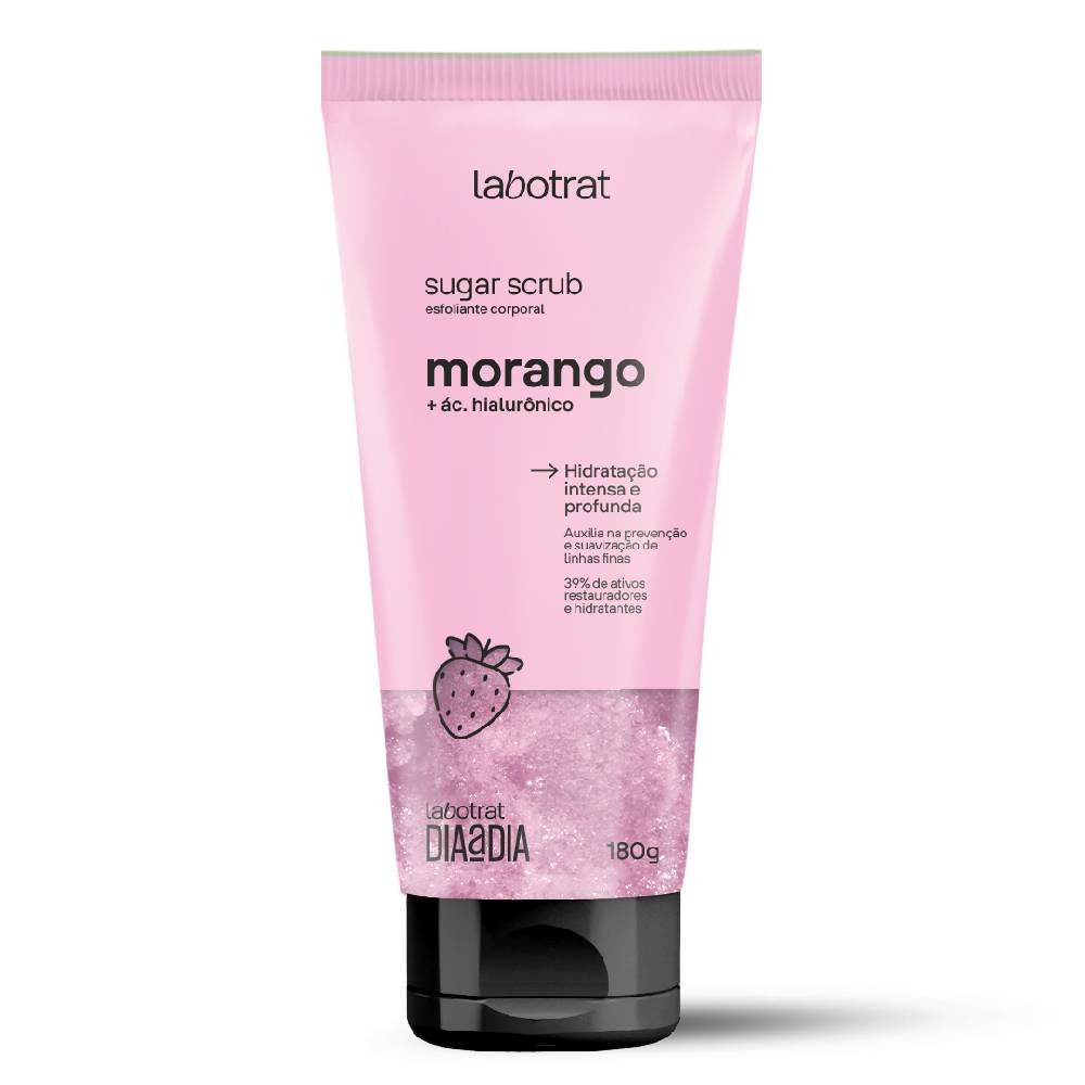 Esfoliante Corporal Labotrat Dia A Dia Sugar Scrub Morango 180g