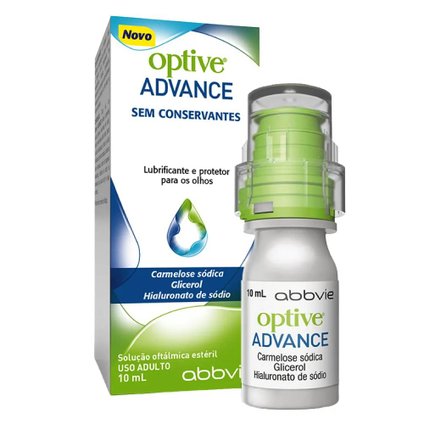 OPTIVE ADVANCE MDPF COLIRIO SEM CONSERVANTE 10ML
