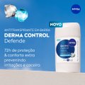 DESODORANTE EM STICK NIVEA DERMA CONTROL FEMININO DEFENDE 54G