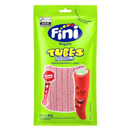 BALA FINI TUBES AZEDÍSSIMO 80G