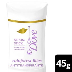 DESODORANTE DOVE SÉRUM STICK RAINFOREST LILIES 45G