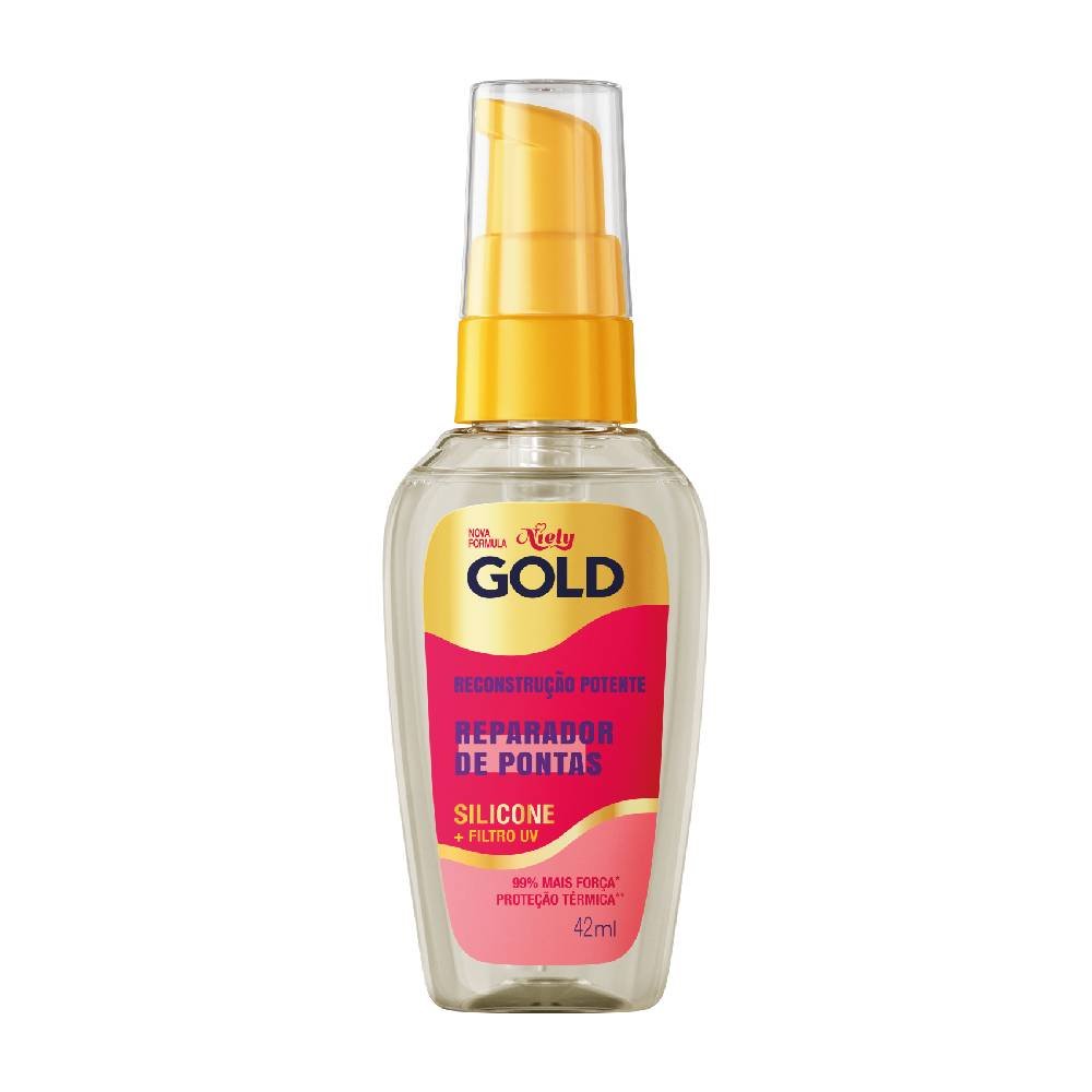 Reparador De Pontas Niely Gold Reconstrução Queratina 42ml