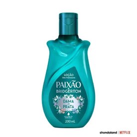 LOÇÃO HIDRATANTE CORPORAL PAIXÃO BRIDGERTON DAMA DE PRATA 200ML