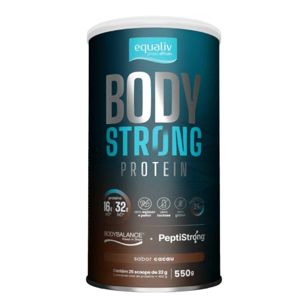 Suplemento Proteico Equaliv Body Strong Protein Cacau 550g