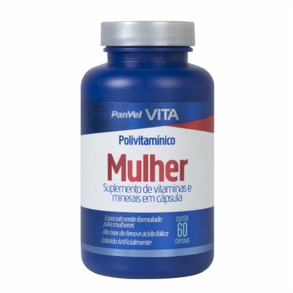 POLIVITAMÍNICO MULHER PANVEL VITA 60 CPS