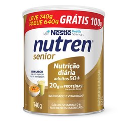 Complemento Alimentar Nutren Senior Sem Sabor 740g