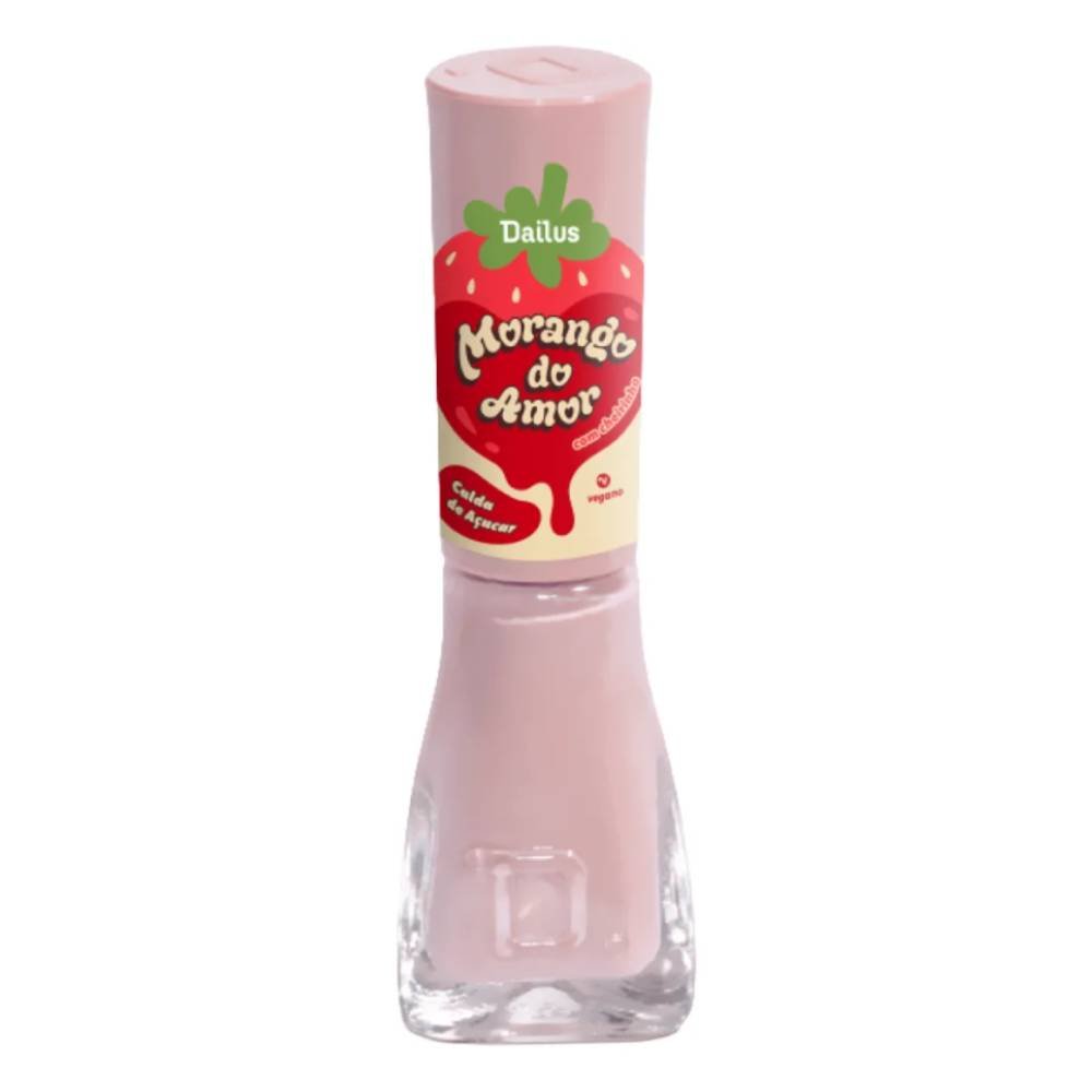 Esmalte Cremoso Dailus Morango Do Amor Calda De Açúcar 8ml