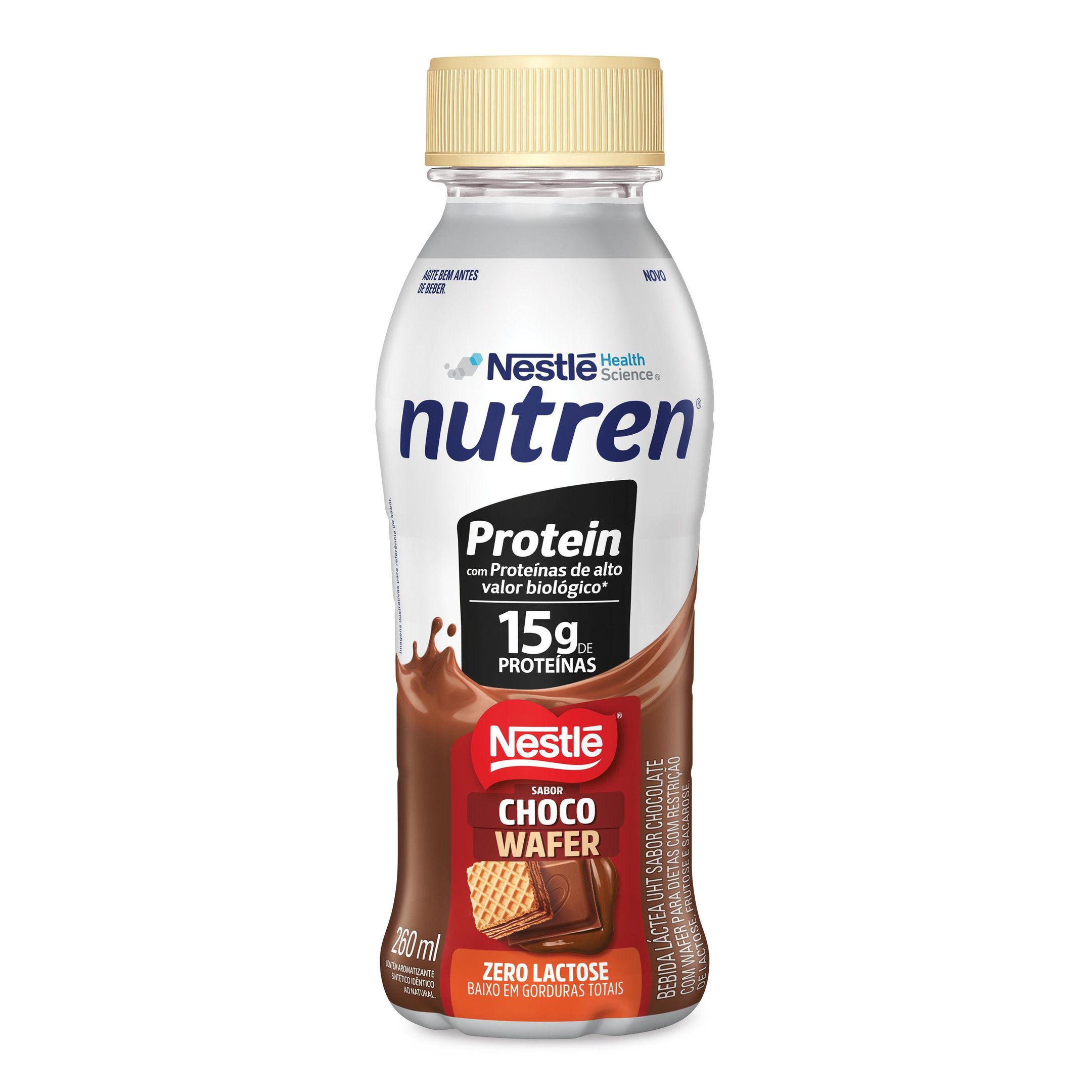Bebida Láctea Nutren Protein Choco Wafer 15g 260ml