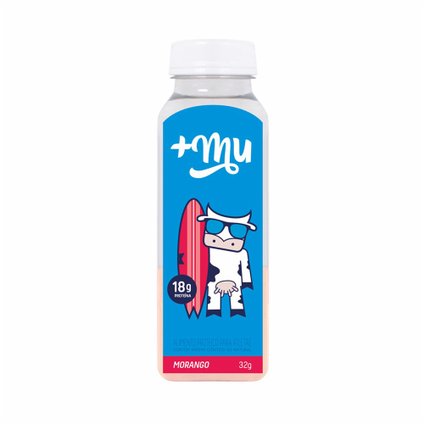 GARRAFA +MU MORANGO 18G PROTEINA/32G