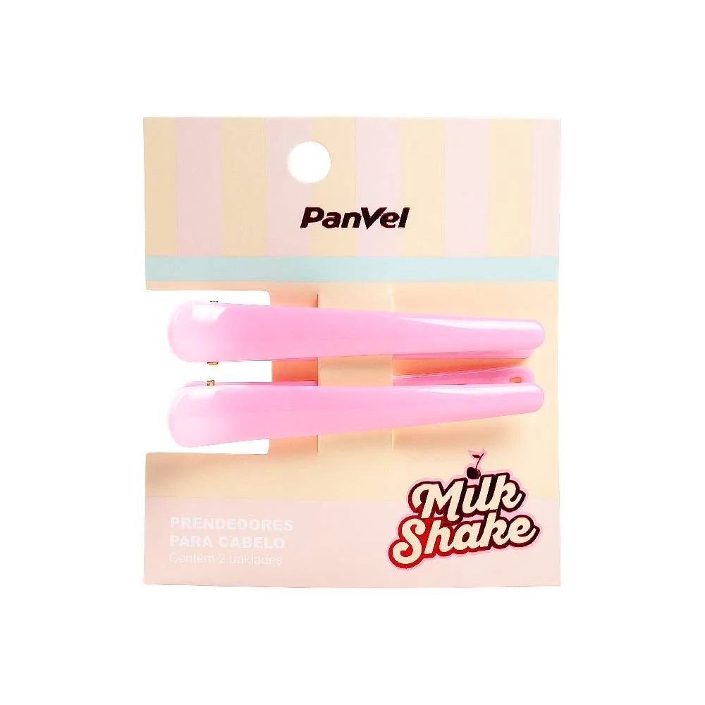 Kit 2 Passadores Para Cabelo Plas Panvel Milkshake Rosa