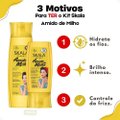 KIT SKALA AMIDO DE MILHO SHAMPOO 325ML + CONDICIONADOR 200ML